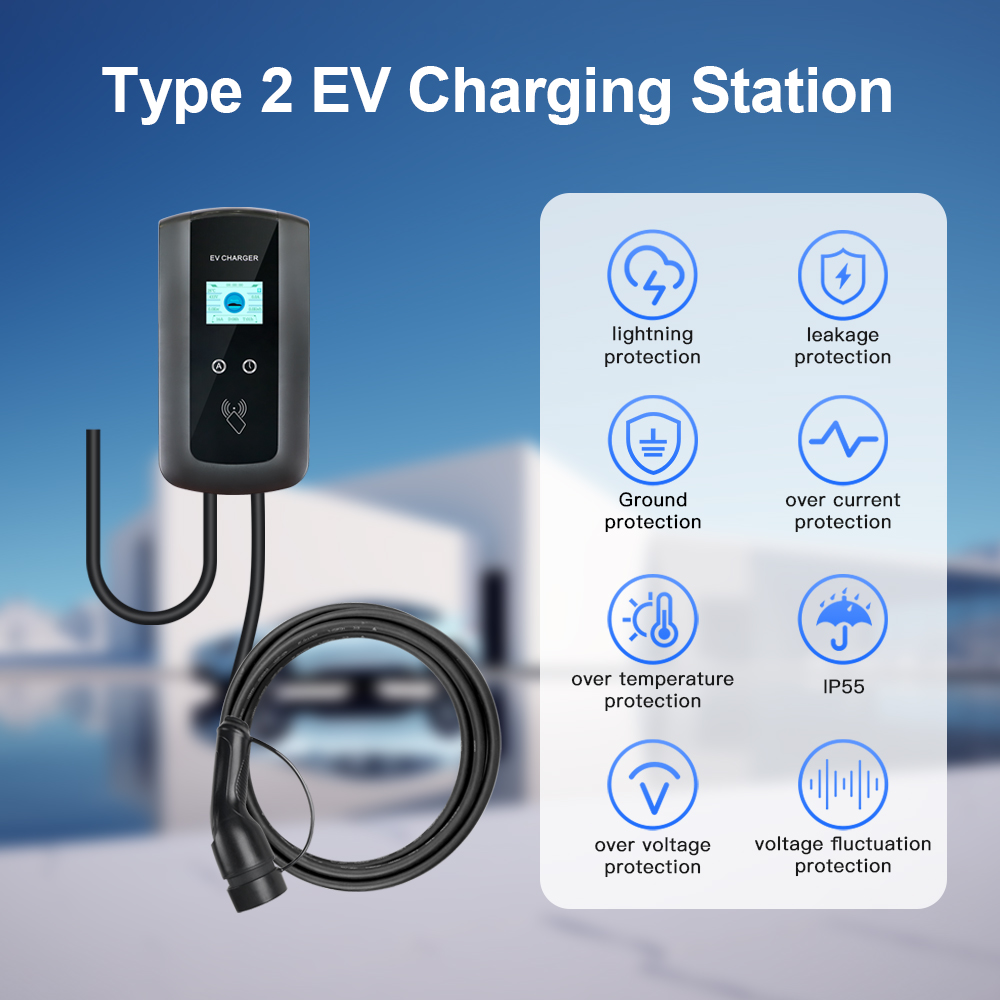 Kolanky 32A 7.2/22KW Stacja ła – Home Ev Charger recenzja i cena